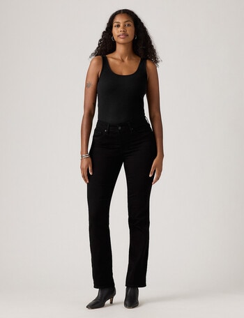 Levis 314 Shaping Straight Jean, Soft Black product photo