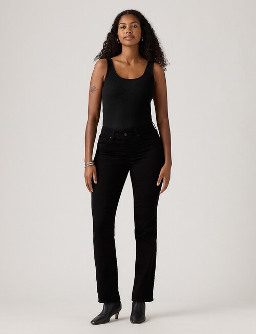 Levis 314 Shaping Straight Jean, Soft Black product photo
