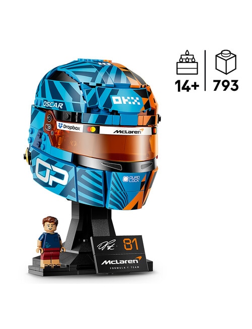 LEGO McLaren Oscar Piastri Helmet, 43017 product photo View 05 L