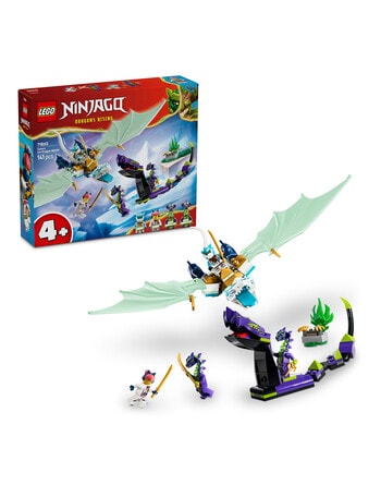 LEGO NINJAGO NINJAGO&reg; Zane's Ice Dragon Battle Toy Set, 71865 product photo