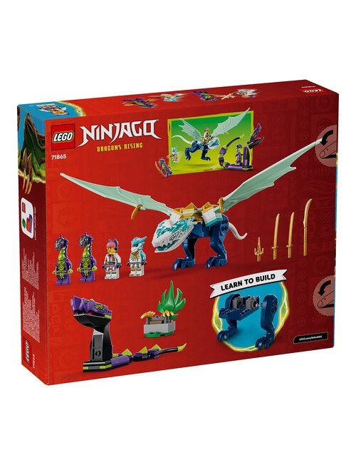 LEGO NINJAGO NINJAGO&reg; Zane's Ice Dragon Battle Toy Set, 71865 product photo View 02 L