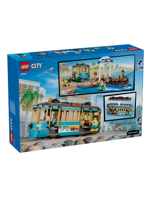 LEGO City City Classic Beach Streetcar Train Toys, 60506 product photo View 02 L