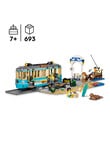 LEGO City City Classic Beach Streetcar Train Toys, 60506 product photo View 06 S