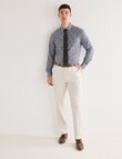 Laidlaw + Leeds Tailored Shirt, Navy product photo View 03 S