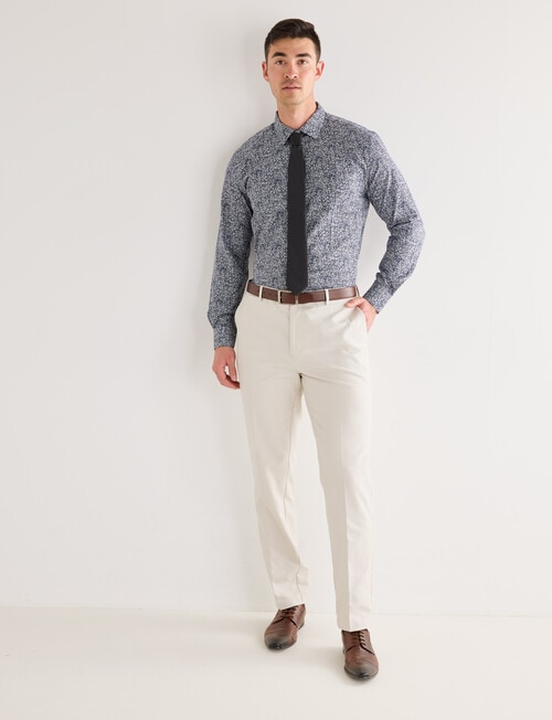Laidlaw + Leeds Tailored Shirt, Navy product photo View 03 L