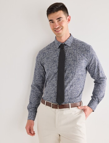Laidlaw + Leeds Tailored Shirt, Navy product photo