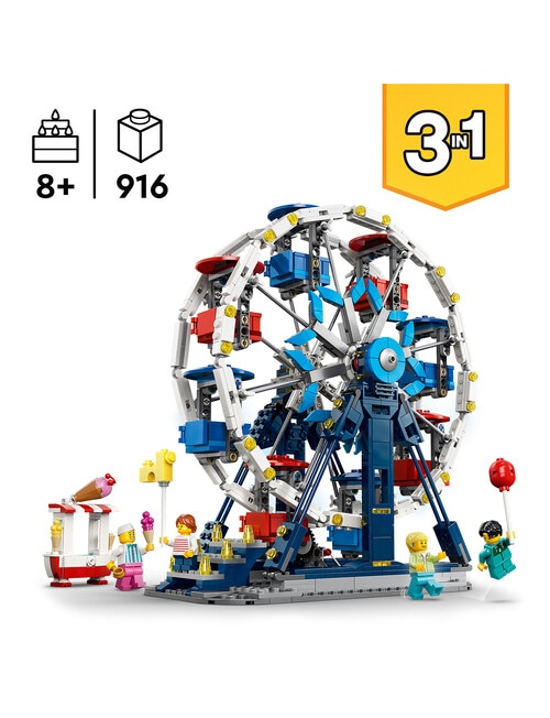 LEGO Creator 3-in-1 Creator 3 in 1 Iconic Ferris Wheel, 31389 product photo View 06 L