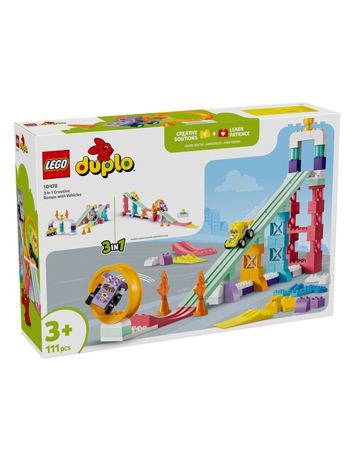 LEGO DUPLO DUPLO Town 3-in-1 Vehicle Ramps, 10478 product photo