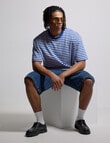 AIR SPACE Icon Stripe Tee, Blue product photo