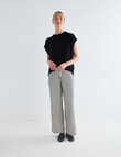 Jigsaw Curve Cotton Vest, Black product photo View 03 S