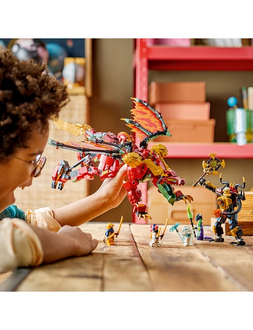 Lego Ninjago NINJAGO&reg; Wyldfyre's Transforming Dragon Mech, 71868 product photo View 04 L
