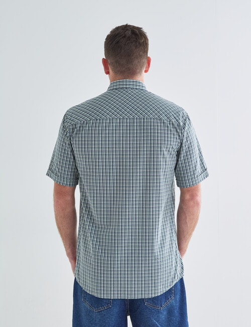 Chisel Mason Short Sleeve Shirt, Green - Casual Shirts