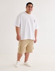 Gasoline King Size Ace of Spades Tee, White product photo View 03 S
