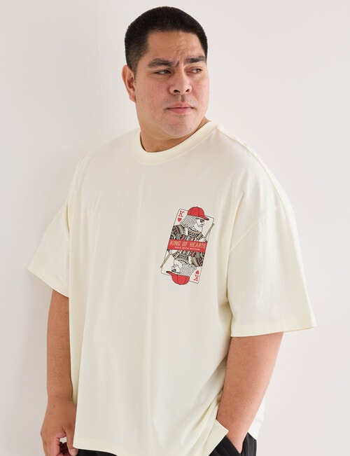 Gasoline King Size King Of Heats Tee, White product photo