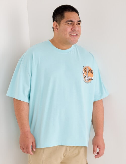 Gasoline King Size King Defines the Game Tee, Blue product photo