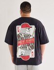 Gasoline King Size King Of Heats Tee, Black product photo View 02 S