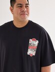 Gasoline King Size King Of Heats Tee, Black product photo View 04 S