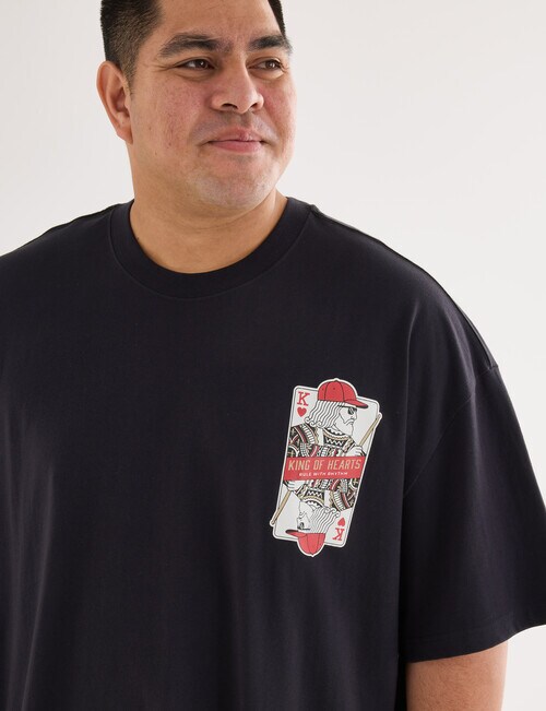 Gasoline King Size King Of Heats Tee, Black product photo View 04 L