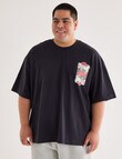 Gasoline King Size King Of Heats Tee, Black product photo View 05 S