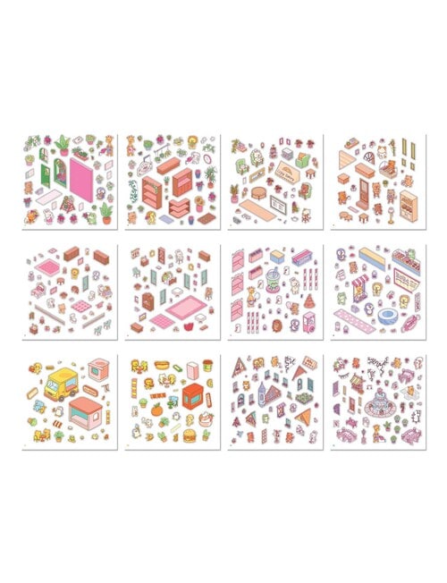 Cozy Sticker Worlds Tiny Suburbia product photo View 02 L