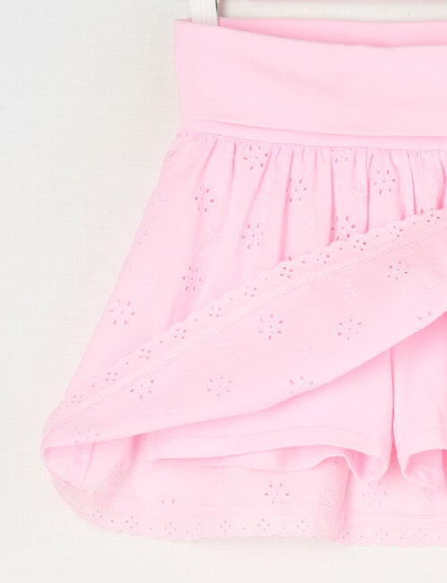 Mac & Ellie Broderie Skort, Light Pink product photo View 02 L