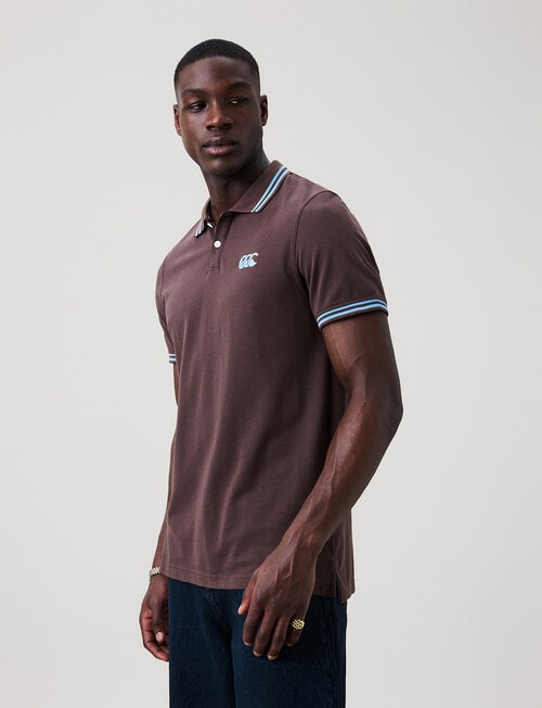 Canterbury Solid Pique Polo, Bracken product photo View 03 L