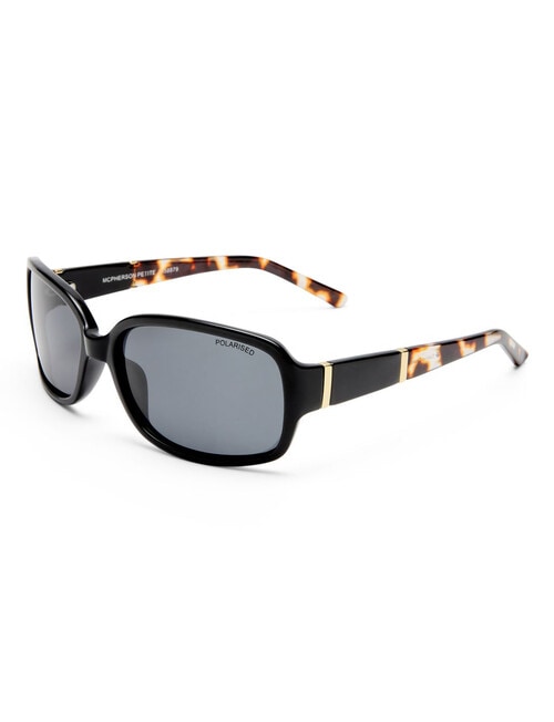 Cancer Council Mcpherson Petite Sunglasses, Black & Cookie Tortoise product photo View 02 L