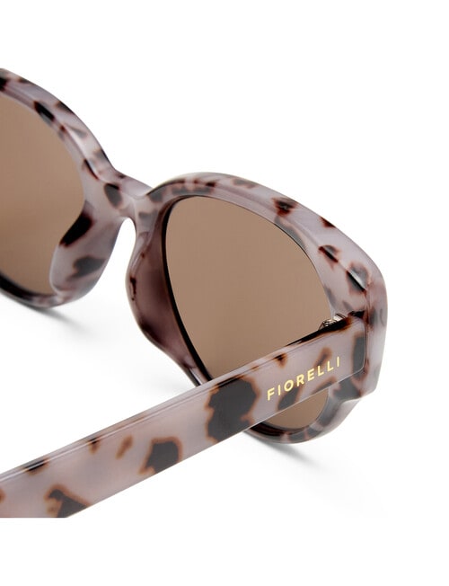Fiorelli Calista Sunglasses, Cookie Tortoise product photo View 03 L