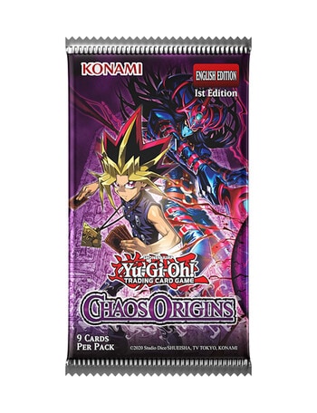 Yu Gi Oh Chaos Origins 9 Card Booster, Assorted product photo