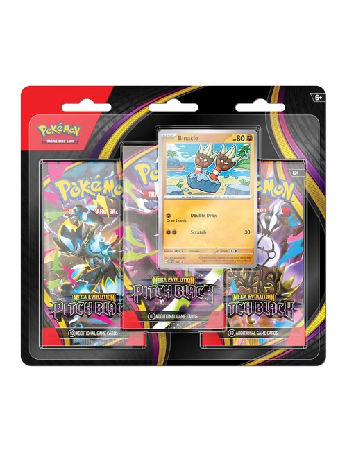 Pokemon Trading Card ME5 Pitch Black 3-Booster Blister product photo
