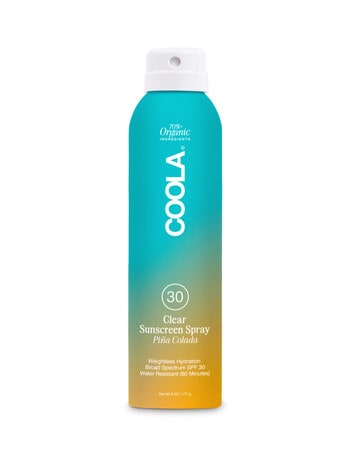 COOLA Clear Sunscreen Spray SPF30 Pina Colada, 177ml product photo