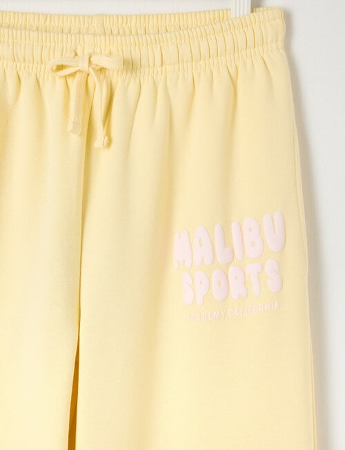 Switch Malibu Sports Wide Leg Trackpant, Lemon product photo View 02 L