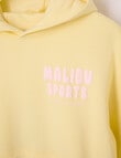 Switch Malibu Sports Oversized Hoodie, Lemon product photo View 03 S