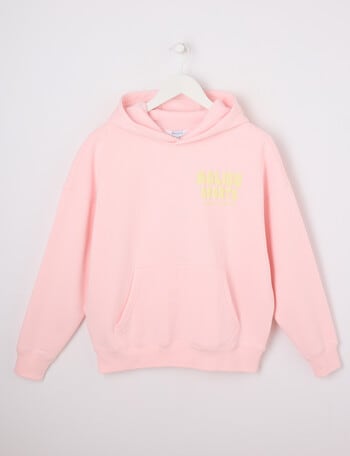 Switch Malibu Sports Oversized Hoodie, Baby Pink product photo