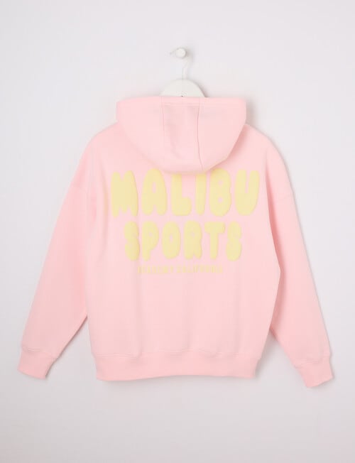 Switch Malibu Sports Oversized Hoodie, Baby Pink product photo View 02 L