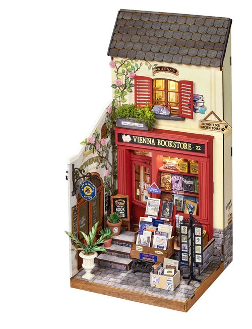 Rolife Vienna Bookstore DIY Miniature House, DG183 product photo