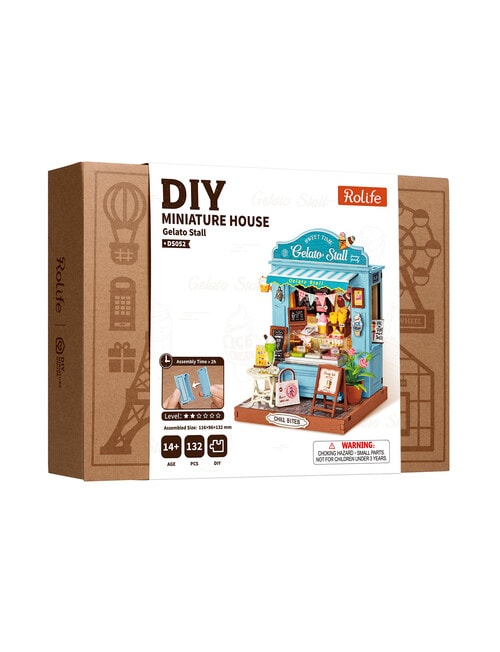Rolife Gelato Stall DIY Miniature House, DS052 product photo View 02 L
