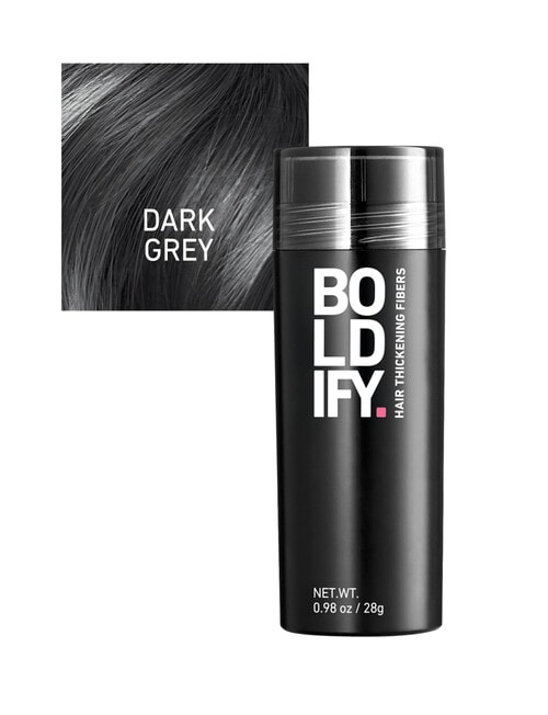 BOLDIFY. Hair Thickening Fibers Dark Grey, 28g product photo
