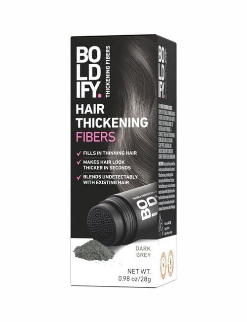 BOLDIFY. Hair Thickening Fibers Dark Grey, 28g product photo View 02 L