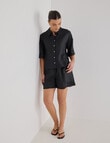 Mineral Emmett Embroidery Shirt, Black product photo View 03 S