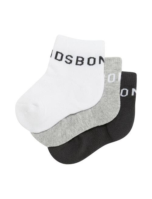 Bonds Active Outfitting Quarter Crew Socks, 3-Pack product photo View 02 L