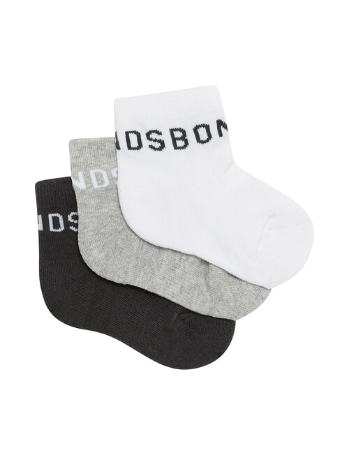 Bonds Active Outfitting Quarter Crew Socks, 3-Pack product photo View 03 L
