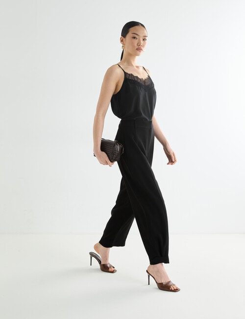 State of play Bow Tailored Pant, Black product photo View 03 L