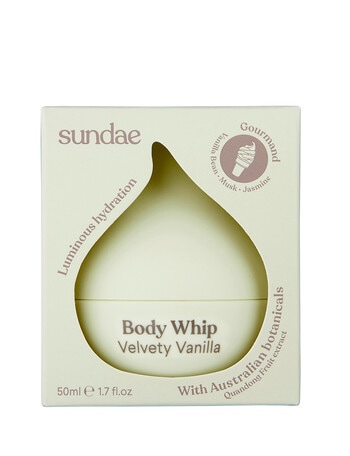 Sundae Body Whip Moisturiser Mini, Velvety Vanilla product photo