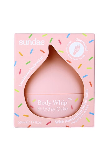 Sundae Body Whip Moisturiser Mini, Birthday Cake product photo