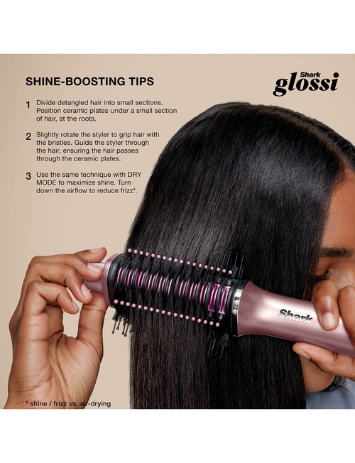 Shark Glossi 2-in-1 Air Glosser, Peony Pink product photo View 09 L