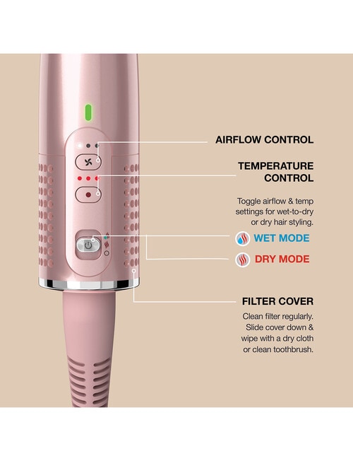Shark Glossi 2-in-1 Air Glosser, Peony Pink product photo View 12 L