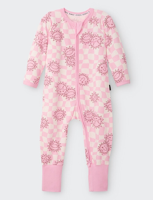 Bonds Check The Sun Zippy Wondersuit, Pink product photo