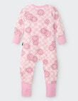 Bonds Check The Sun Zippy Wondersuit, Pink product photo View 02 S