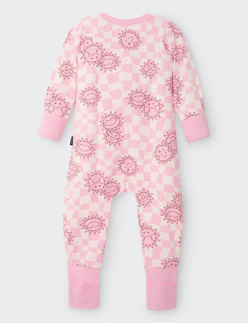 Bonds Check The Sun Zippy Wondersuit, Pink product photo View 02 L